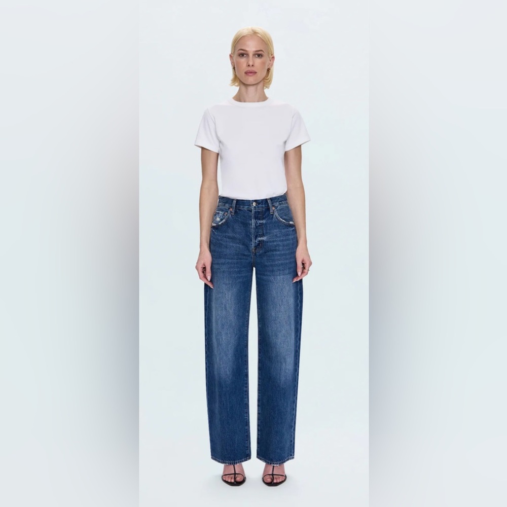 NWT Pistola Tate High Rise Bowed Leg Jean - Fulton Wash
